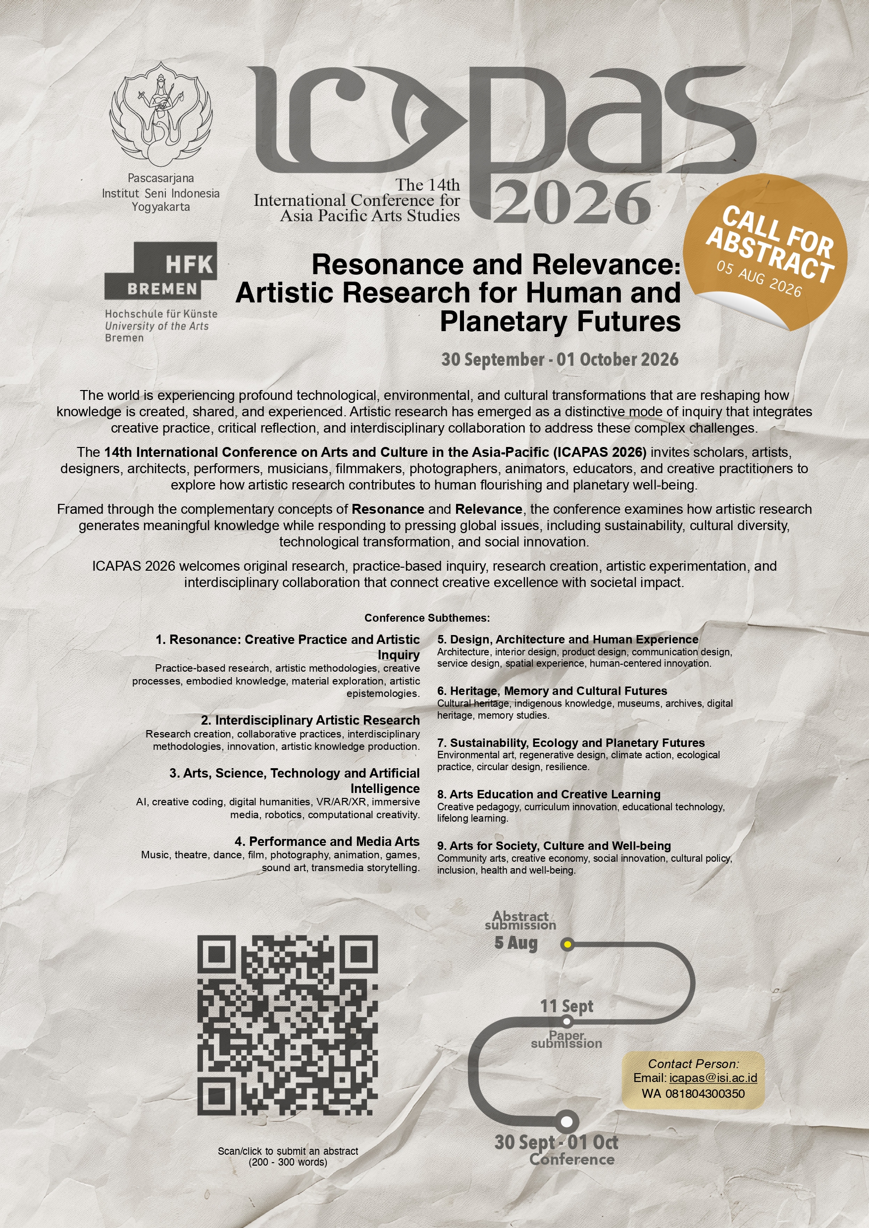 CALL FOR ABSTRACT